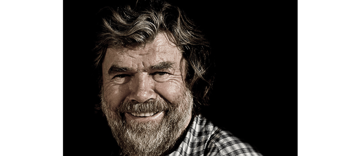 Reinhold Messner bestens gelaunt