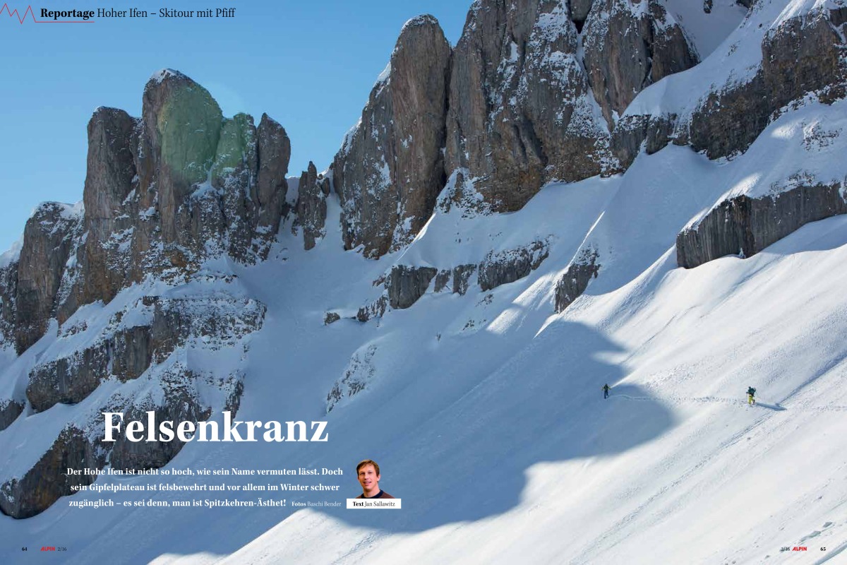 Reportage: Hoher Ifen – Skitour mit Pfiff