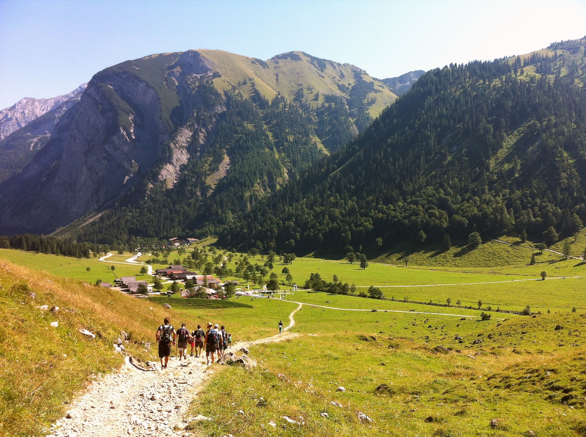 Downhill zur Eng-Alm (1227m)