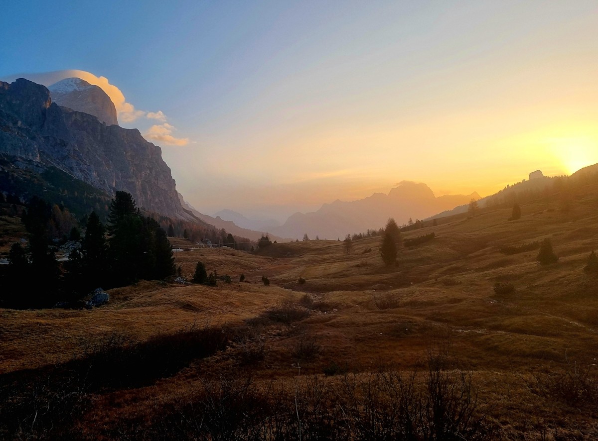 Aufwachen am Passo Falzarego