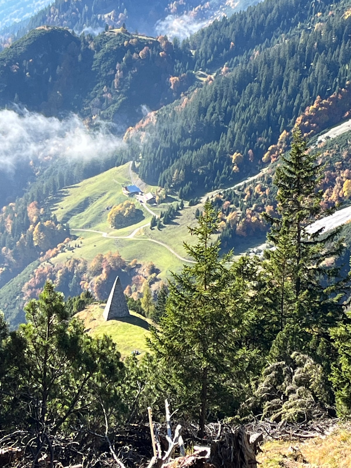 Herbststimmung über der Kaisersäule