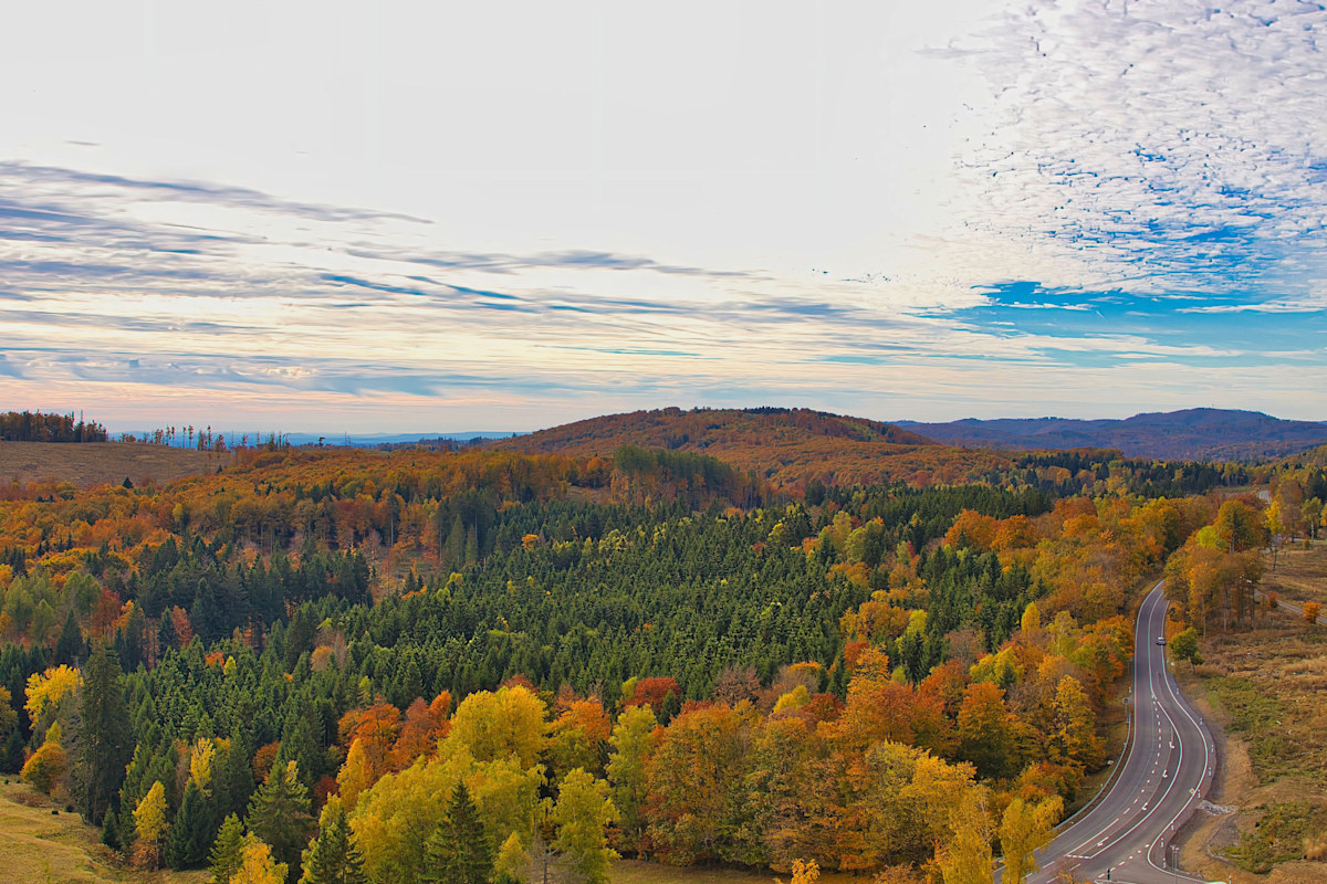 Herbstblick in den Harz