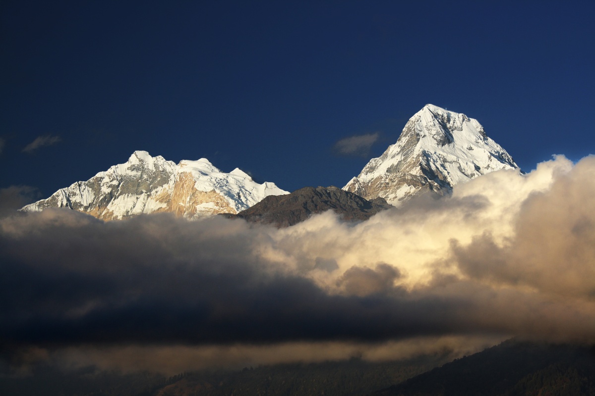 Annapurna im Abendlicht