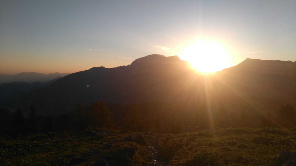 Sonnenaufgang in berchtesgaden