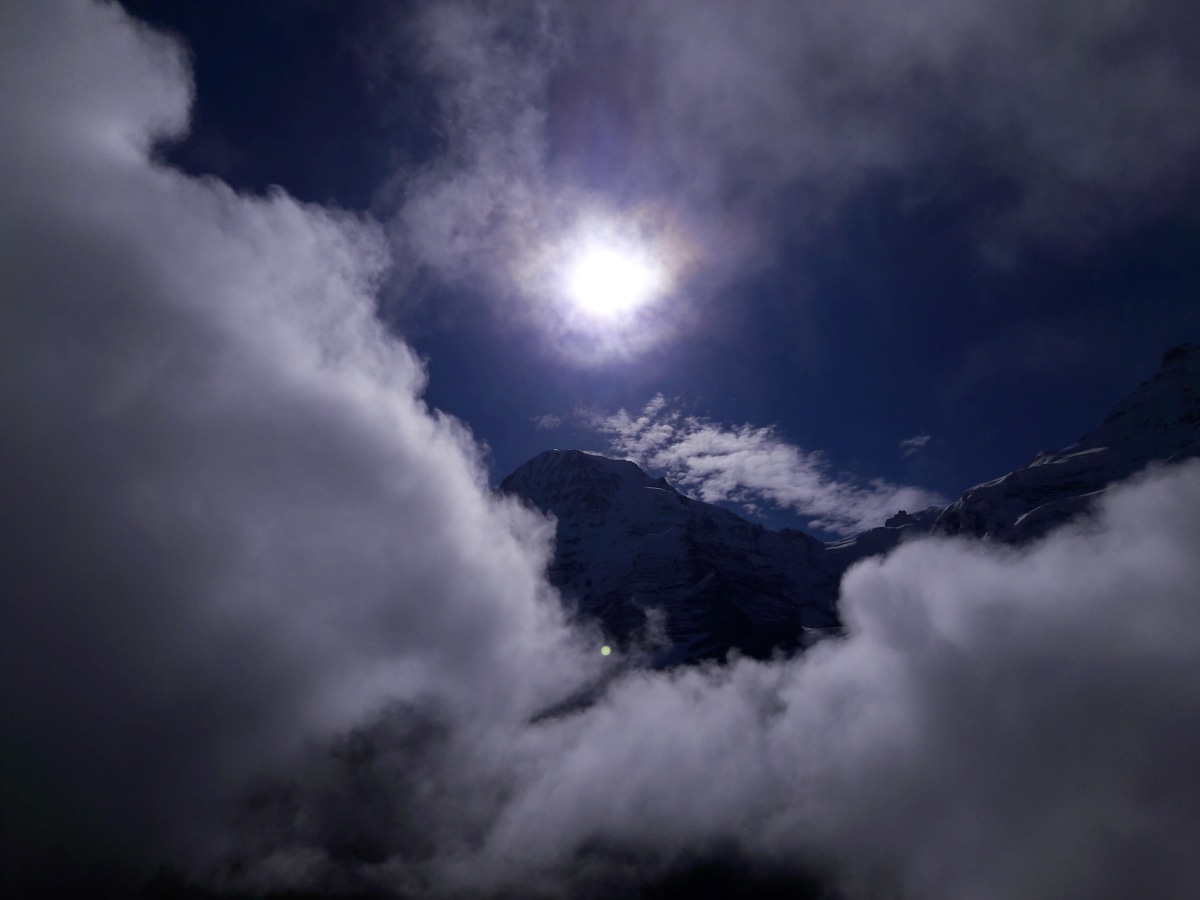 Clouds around the Eiger