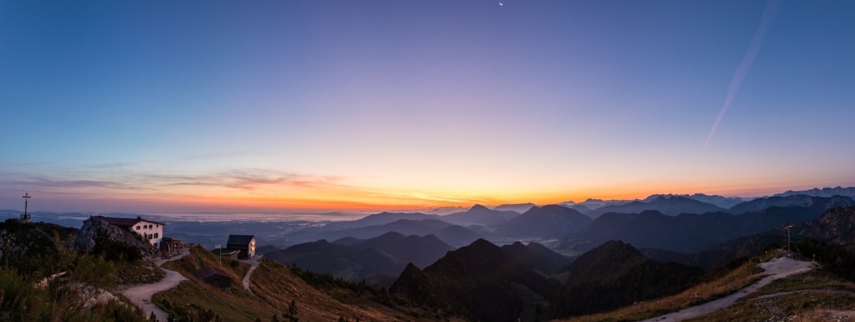 Sonnenaufgang im Chiemgau