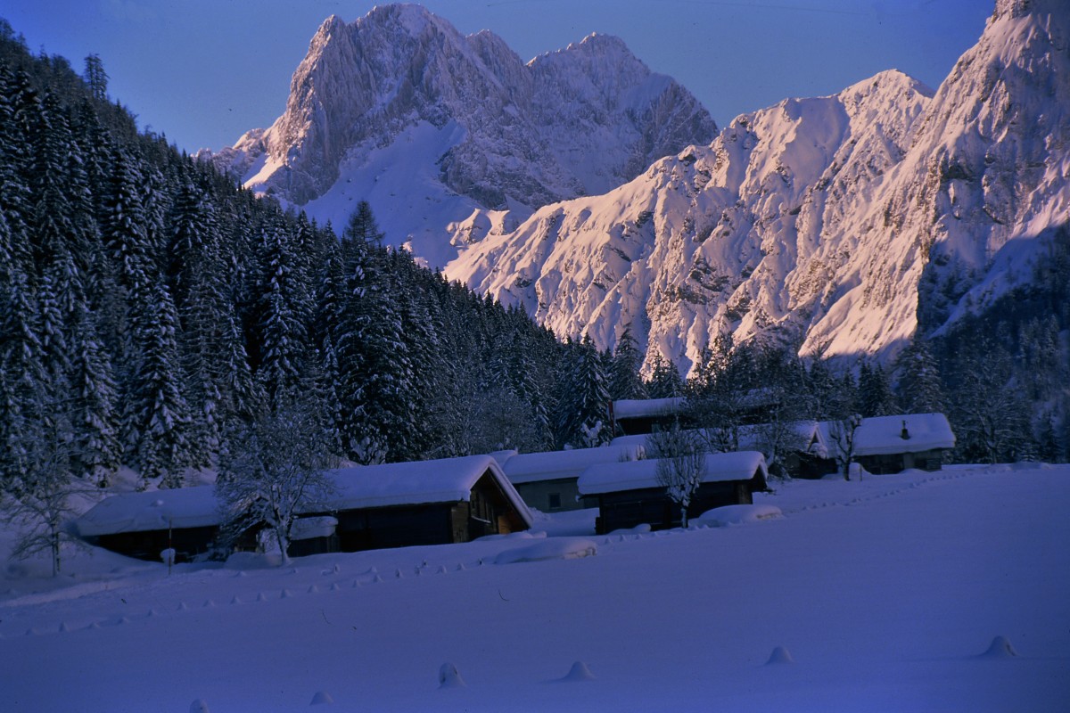 Tiefster Winter im Karwendel