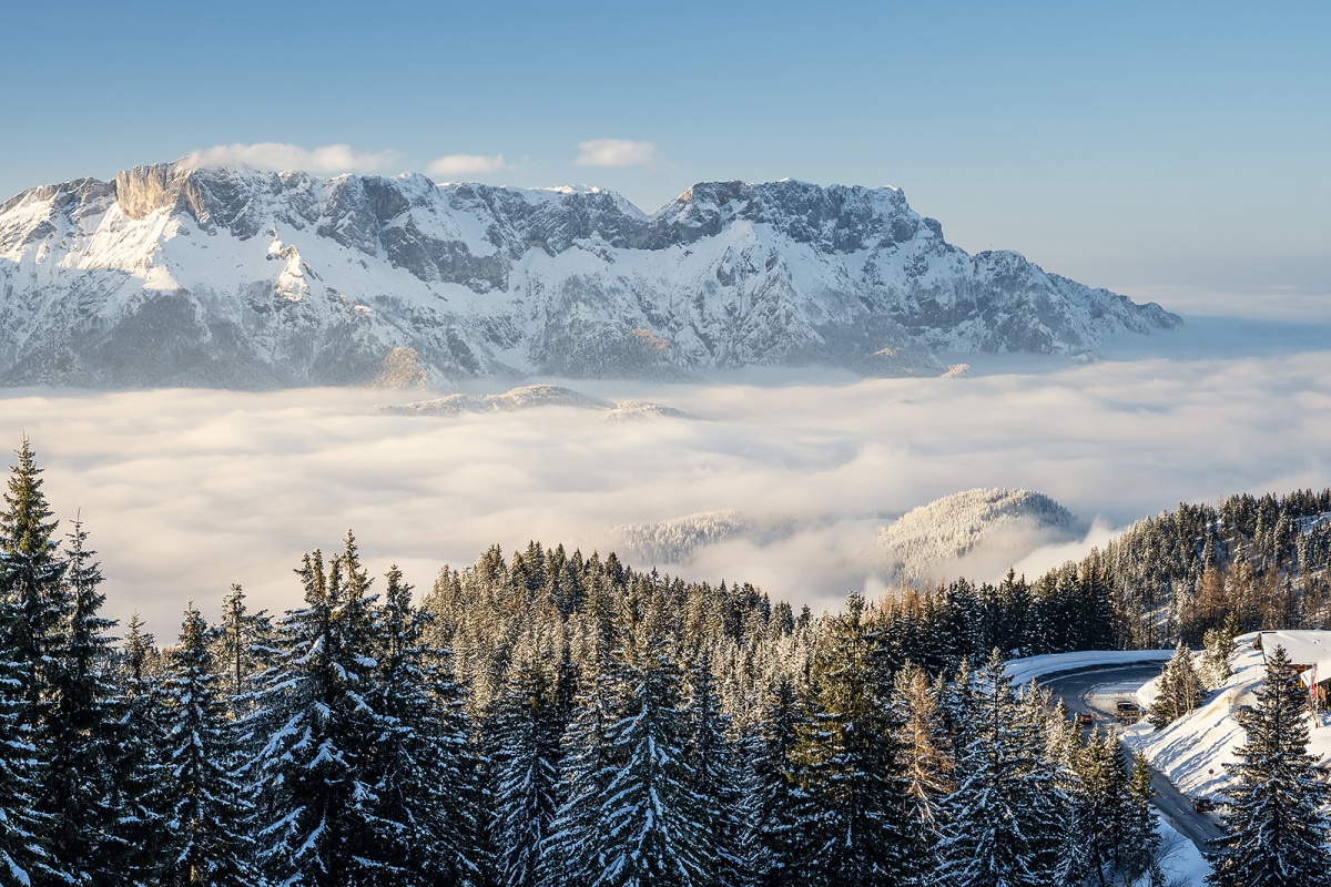 Untersberg über dem Nebelmeer