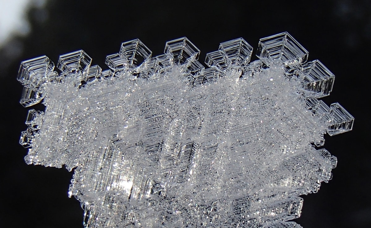 Schneekristall Bayerischer Wald