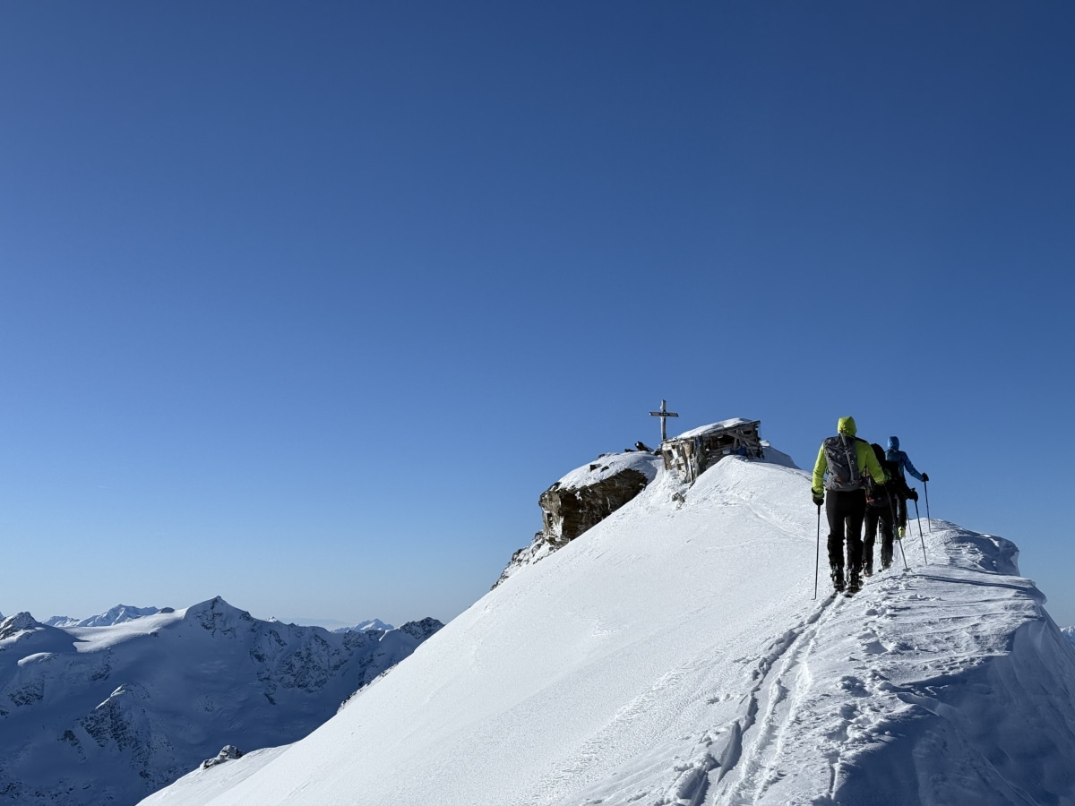 Gipfelgrat zum Monte Cevedale 3758m 
