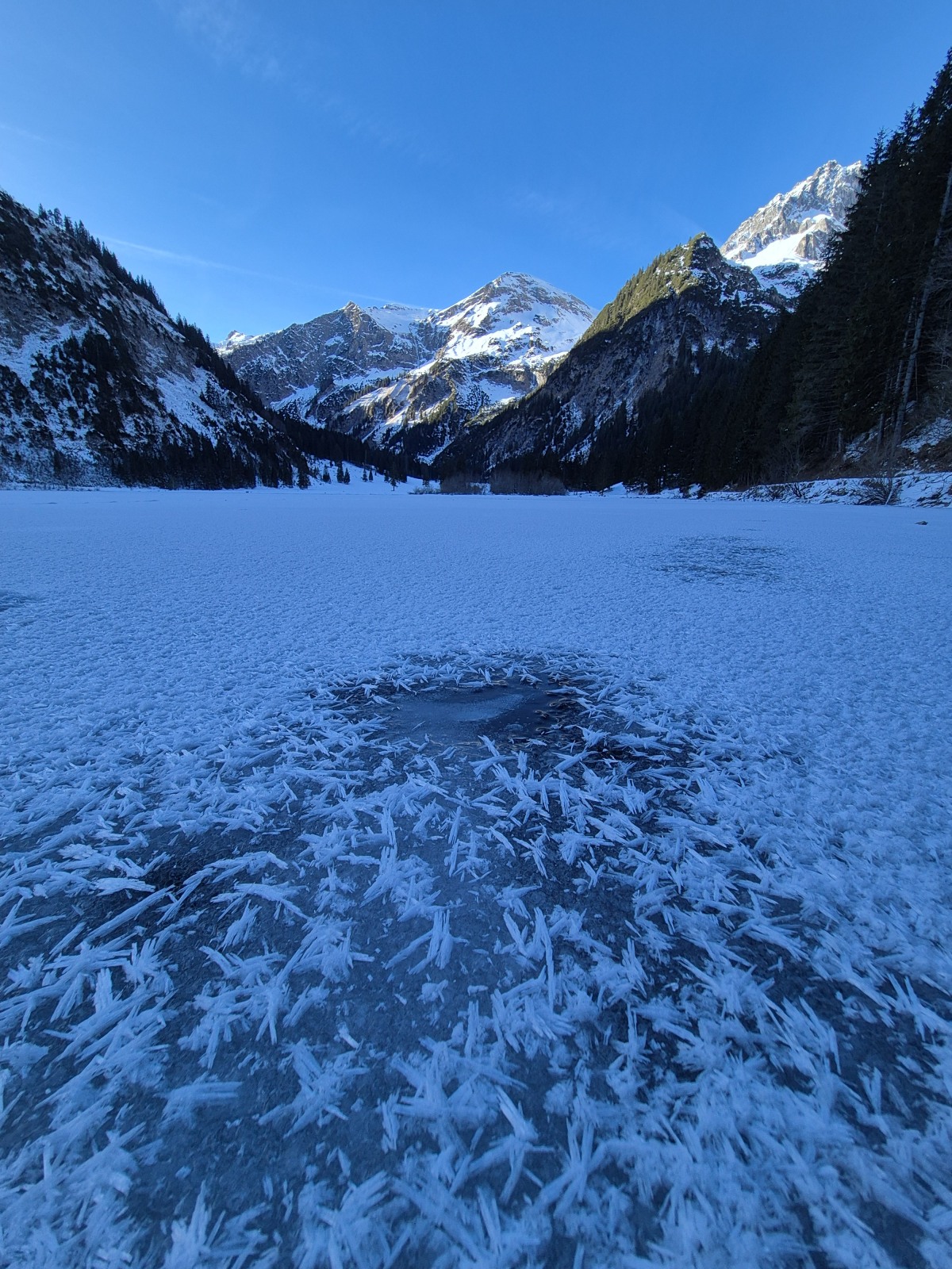 Neujahr auf dem Vilsalpsee