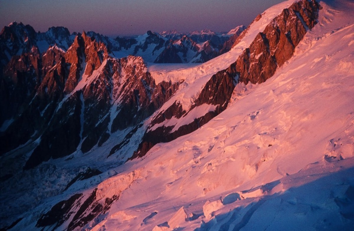 Mont Blanc als Mont Rosé
