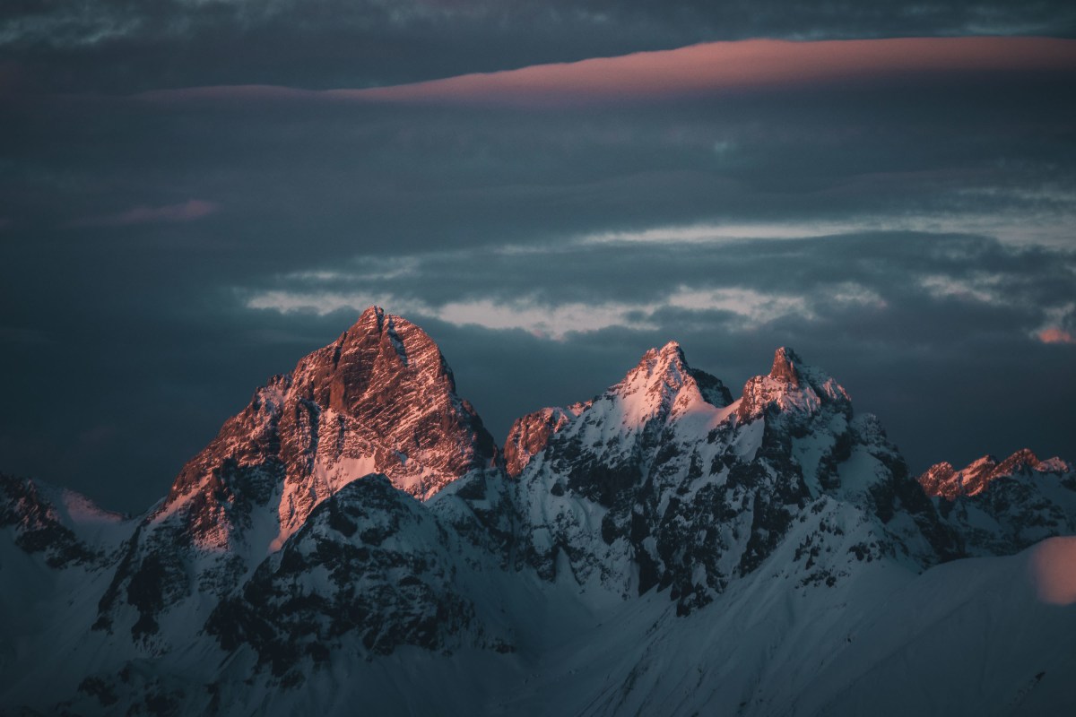 Alpen im Abendlicht
