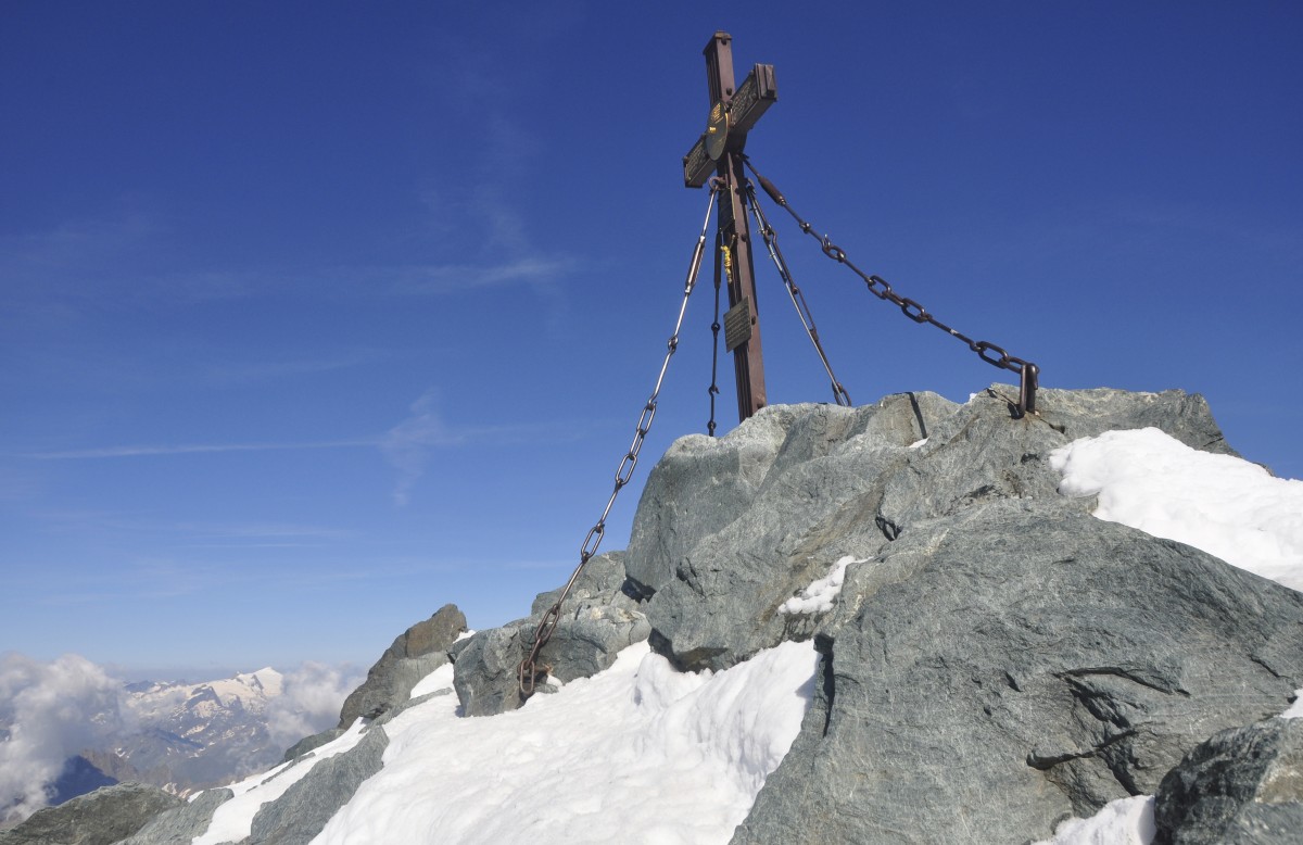 Einsamkeit am Glockner-Gipfel