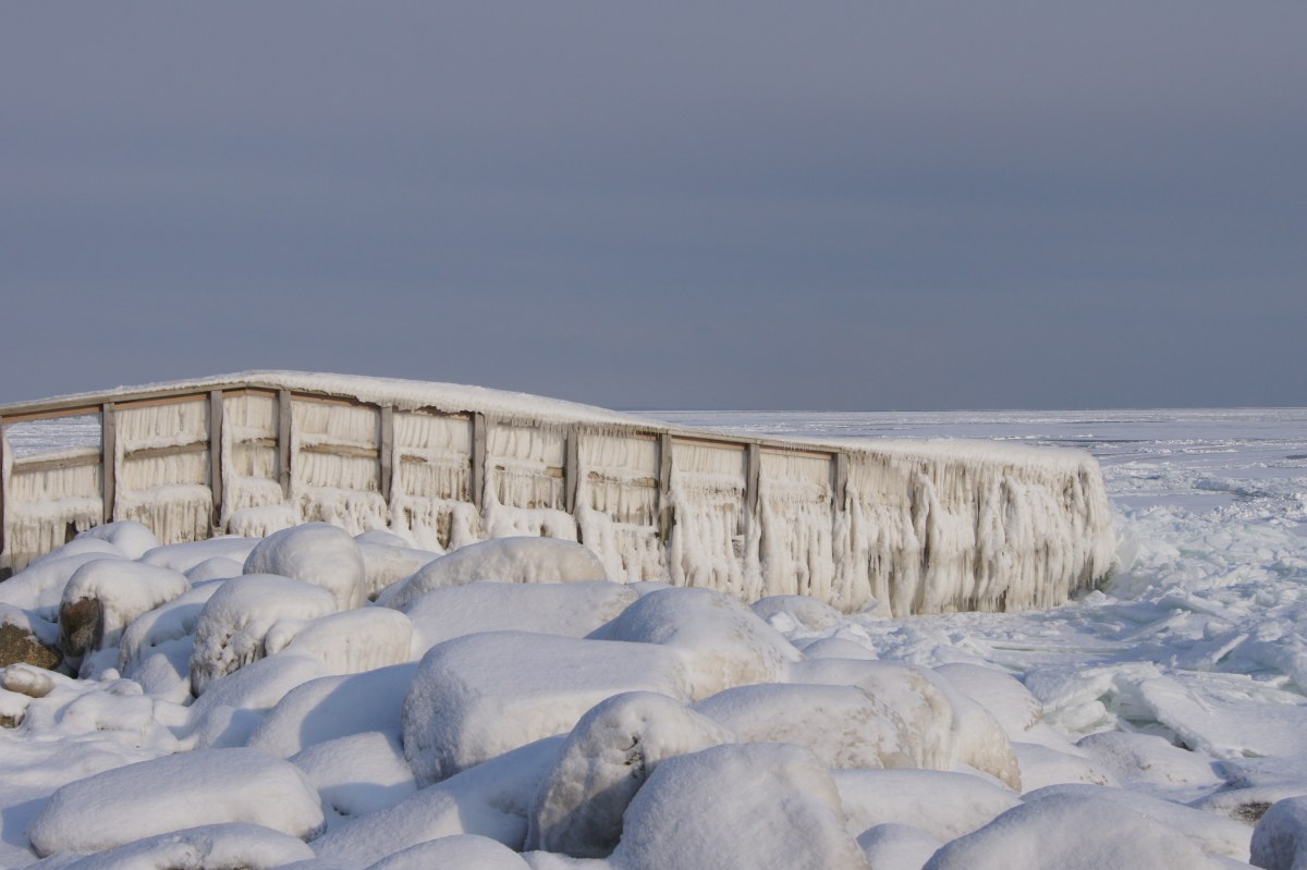 seltener Winter an der Ostsee