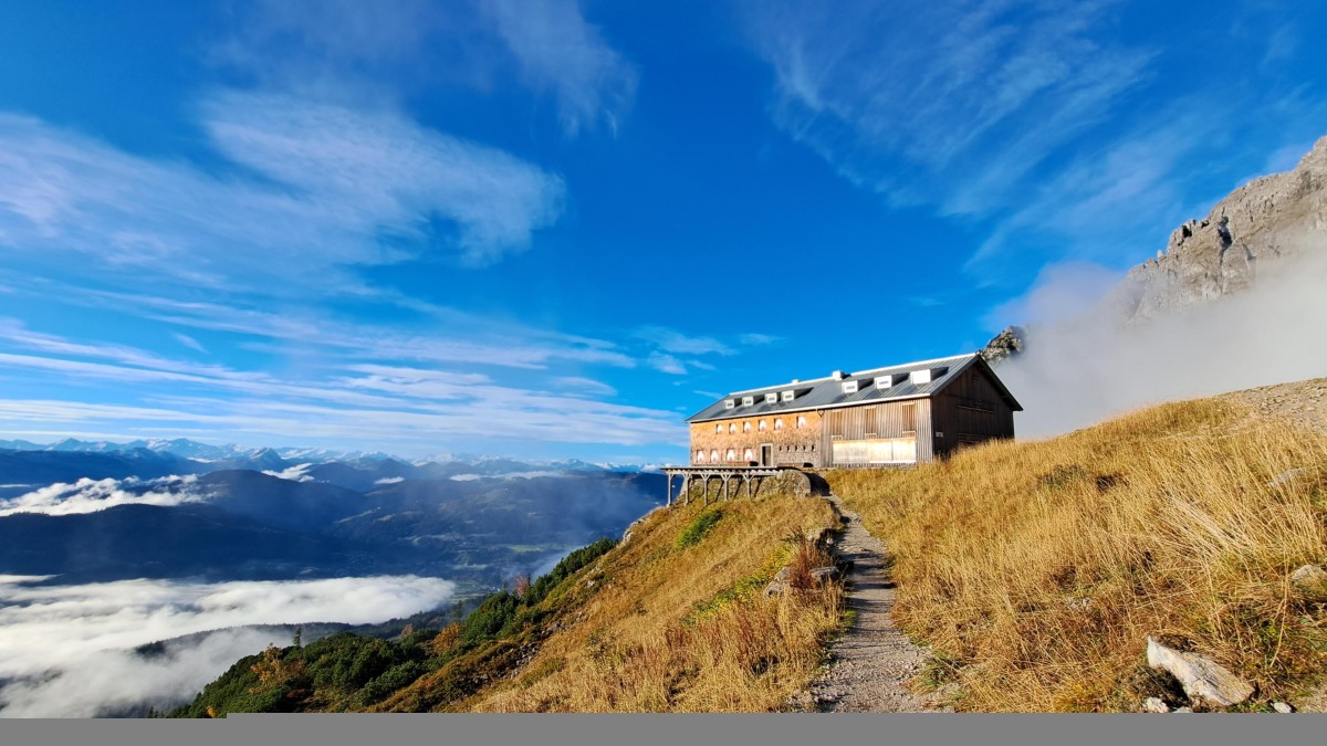 Gruttenhütte im Winterschlaf