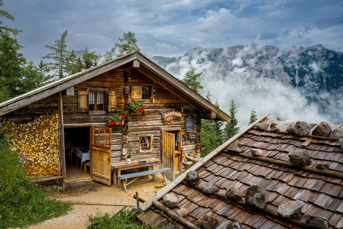 Die wunderschöne urige Schärtenalm über Ramsau bei Berchtesgaden