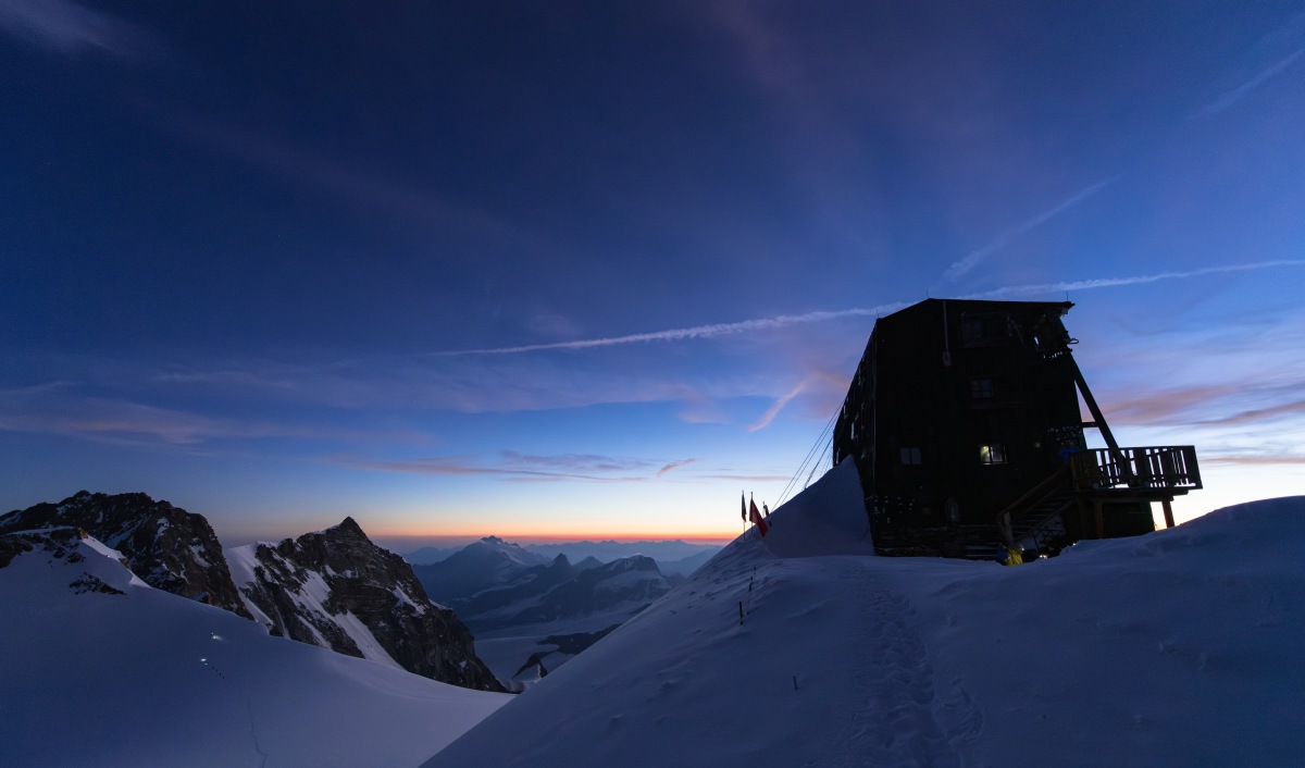 Magisches Erwachen an der Die Margherita Hütte