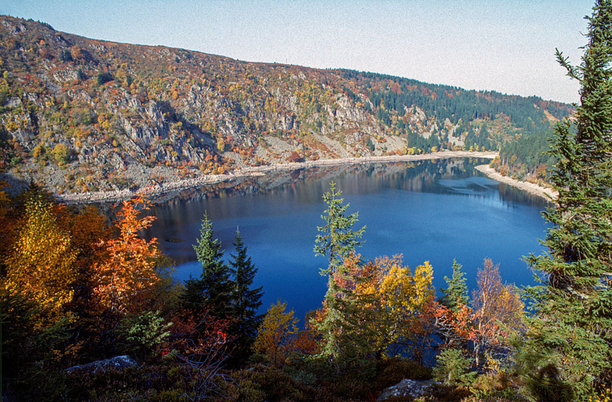 Herbstliche Stimmung am Lac Blanc