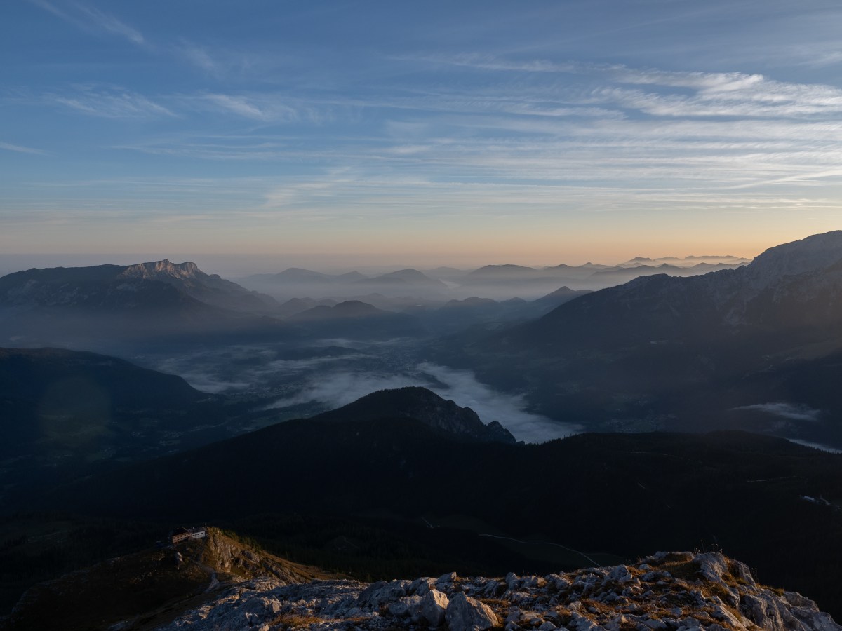 Berchtesgaden im Nebel