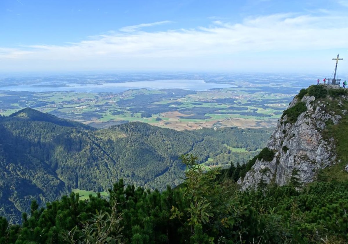 Das "Bayerische Meer" von oben