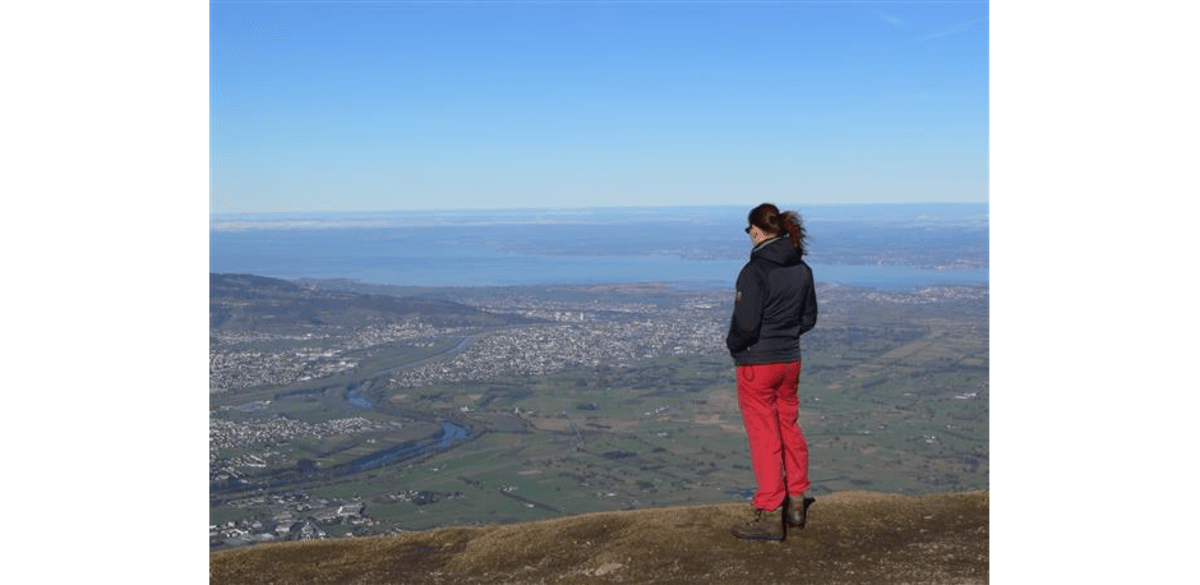 erste Reihe mit Blick zum See