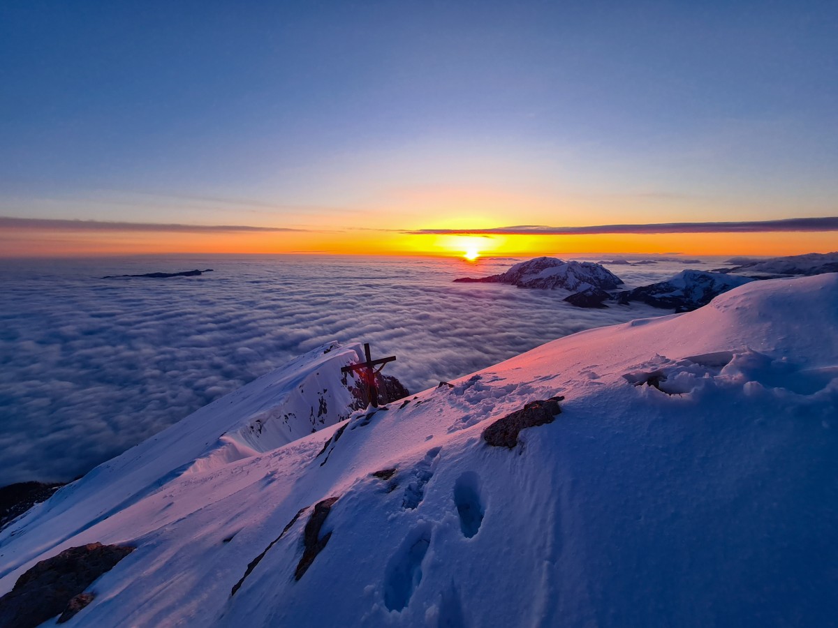 Sonnenaufgang am Hocheck!