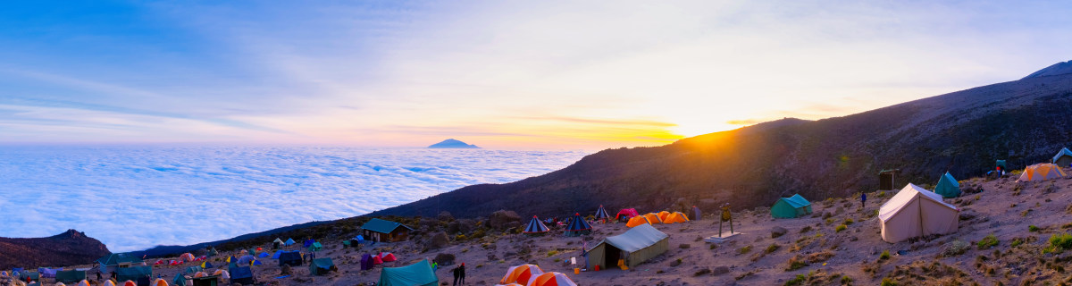 Blick auf Mount Meru