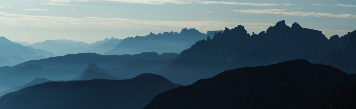 Dolomiten Silhouette