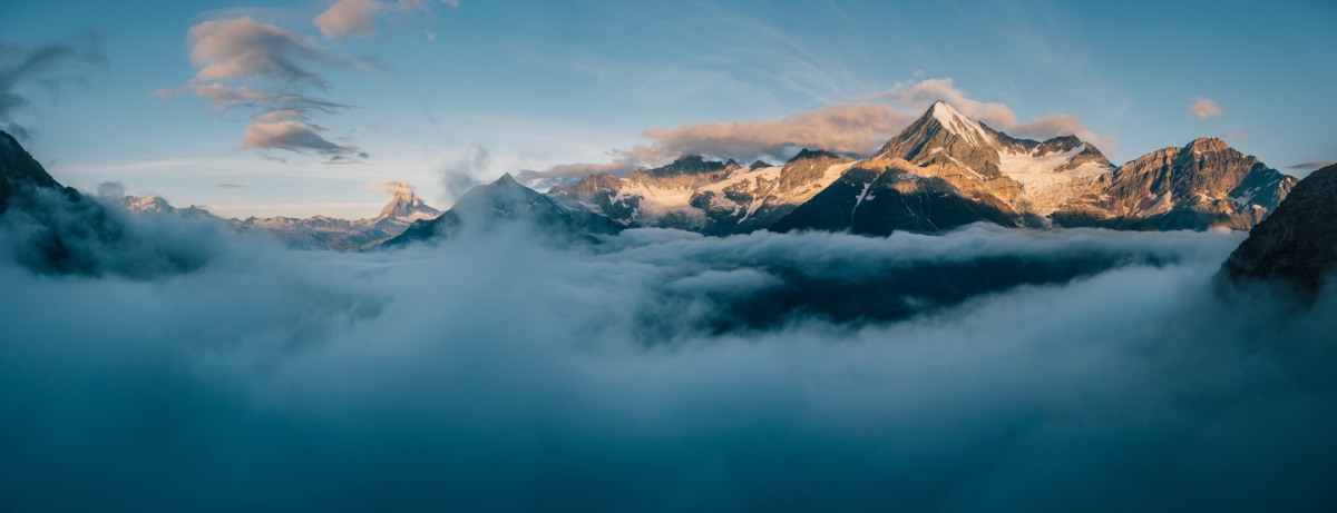 Morgens im Kanton Wallis