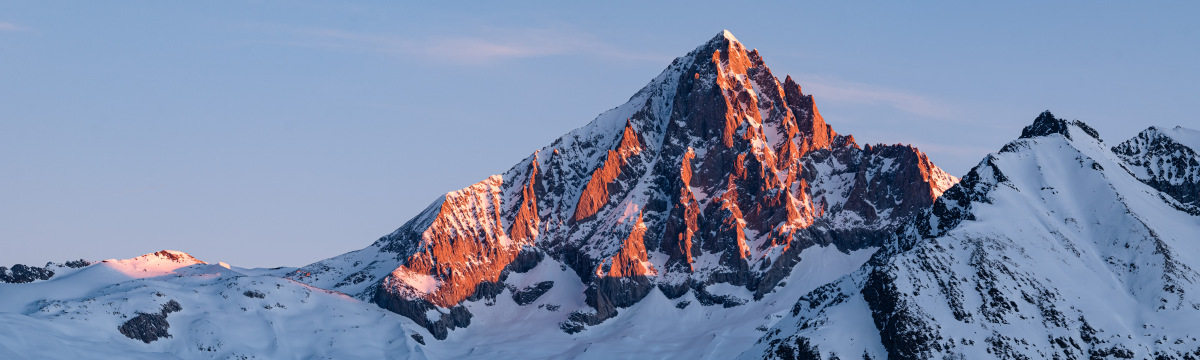 Sonnenaufgang am Bietschhorn