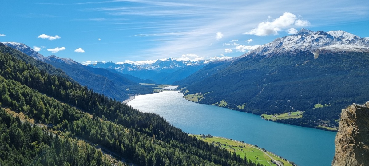 Aussicht Reschensee