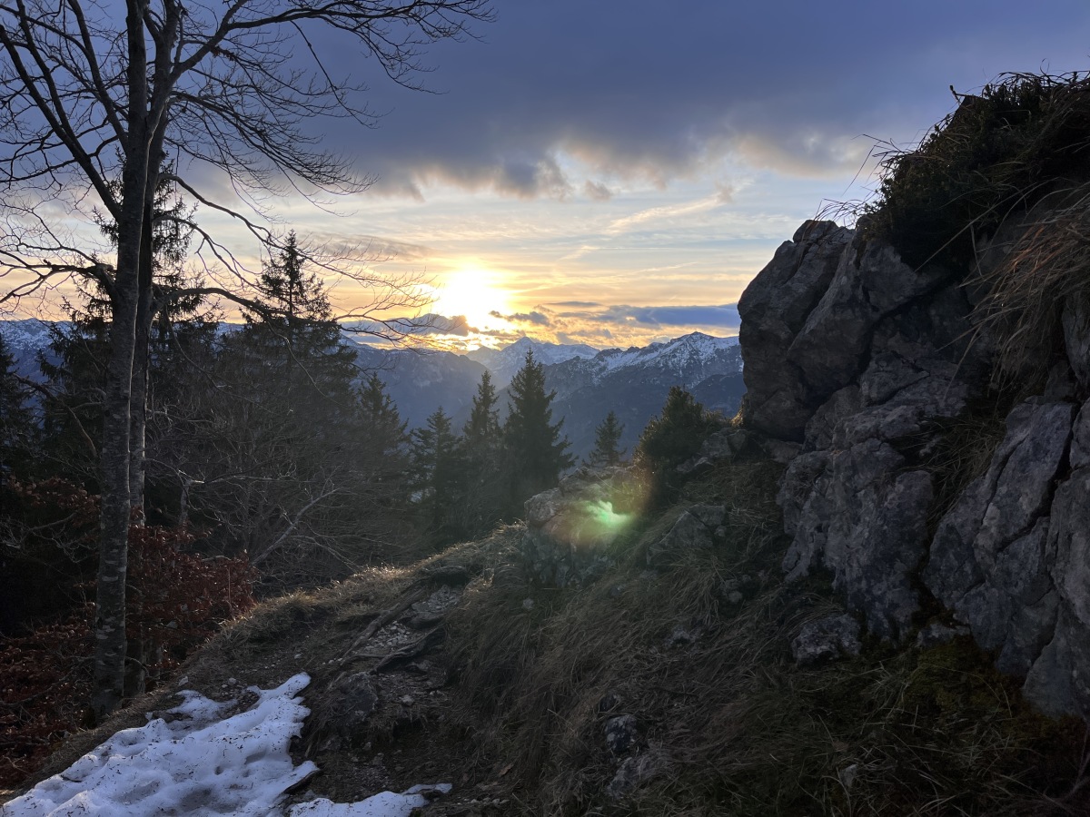 Sonnenaufgang im Berchtesgadener Land