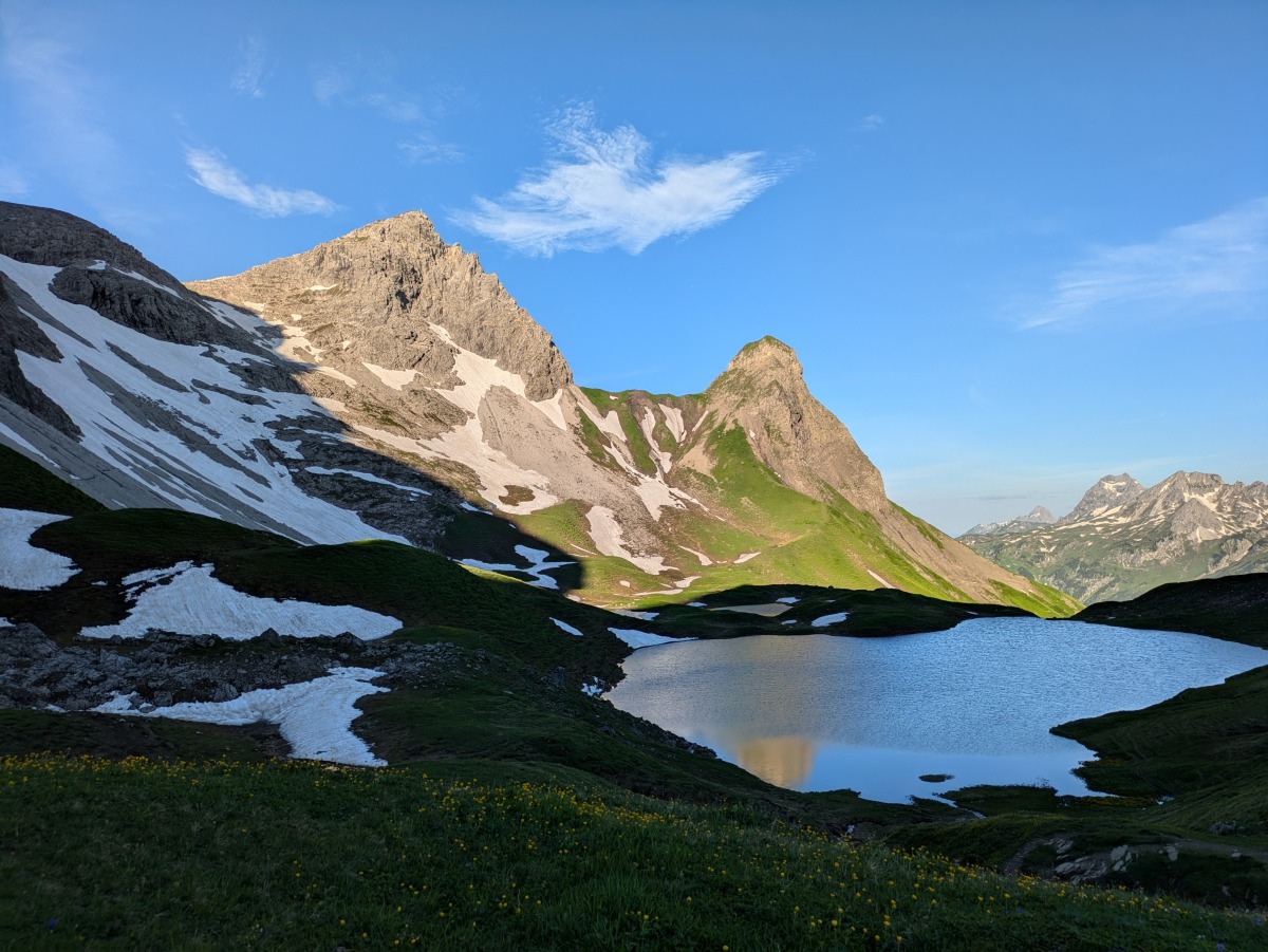 Morgensonne genießen