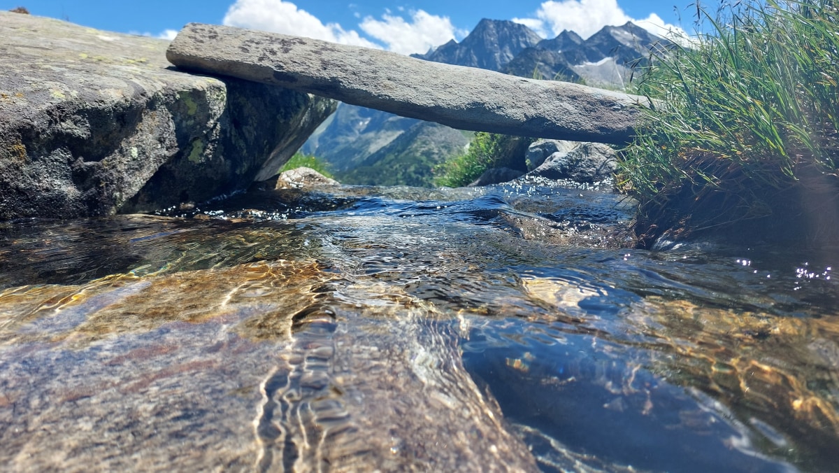 Wasserspiel am Wesendlebach