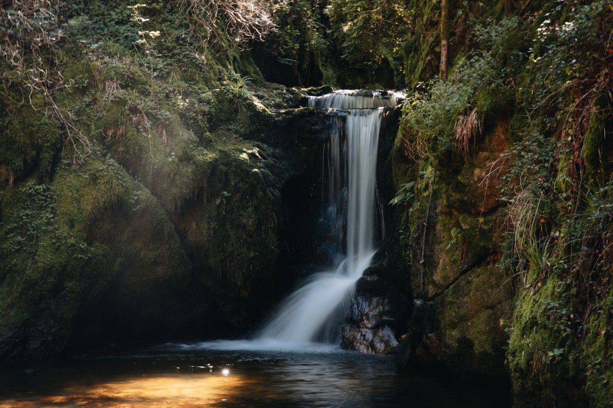 Magische Stimmung am Geroldsauer Wasserfall