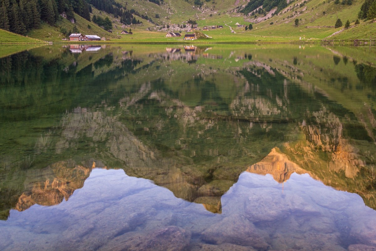 Spiegelung des Säntis