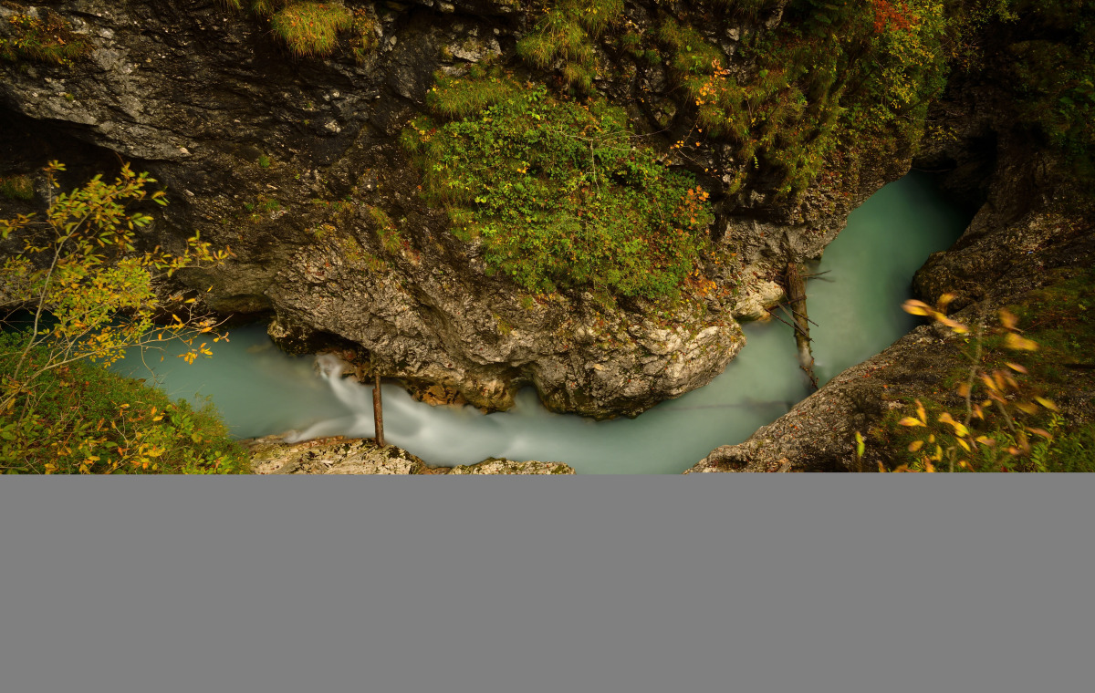 Herbstliche Leutaschklamm