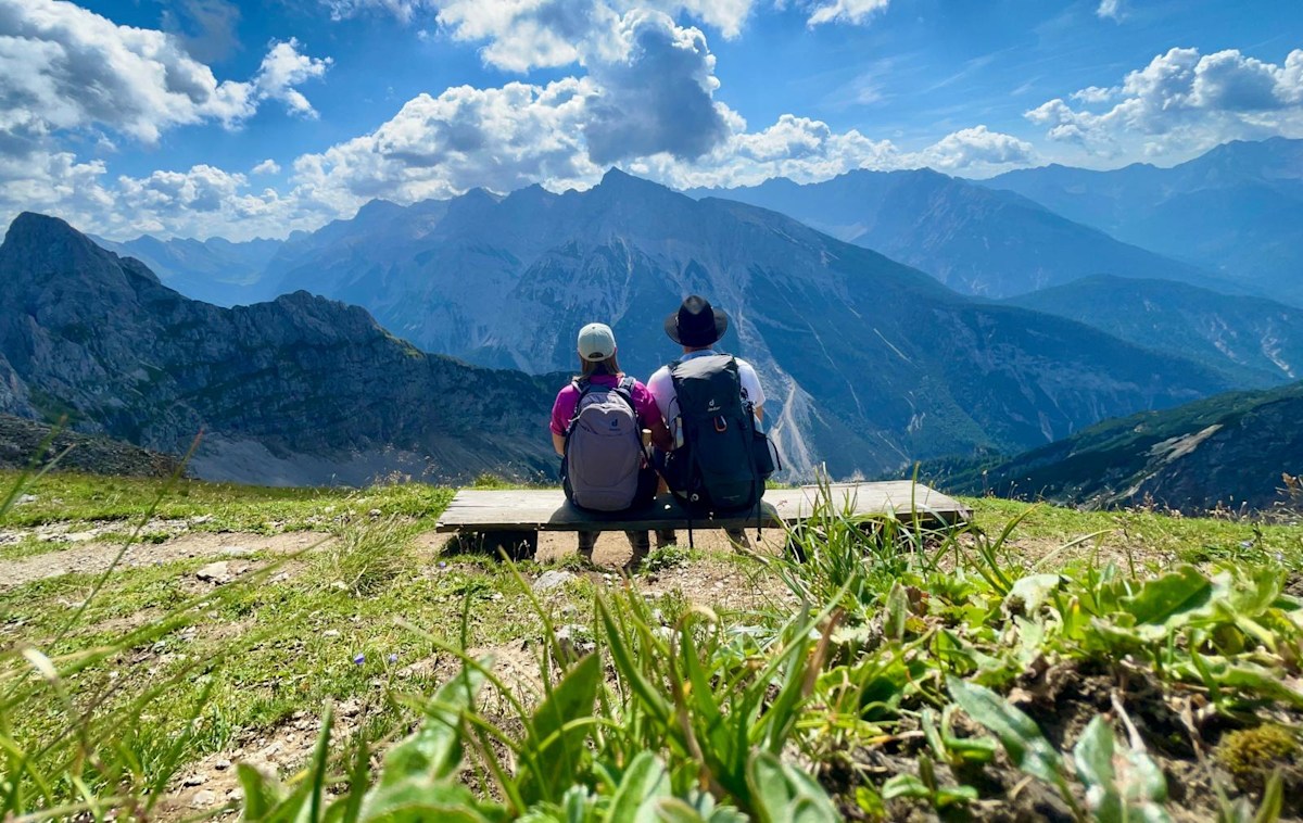 Karwendel mit Blick nach Österreich 
