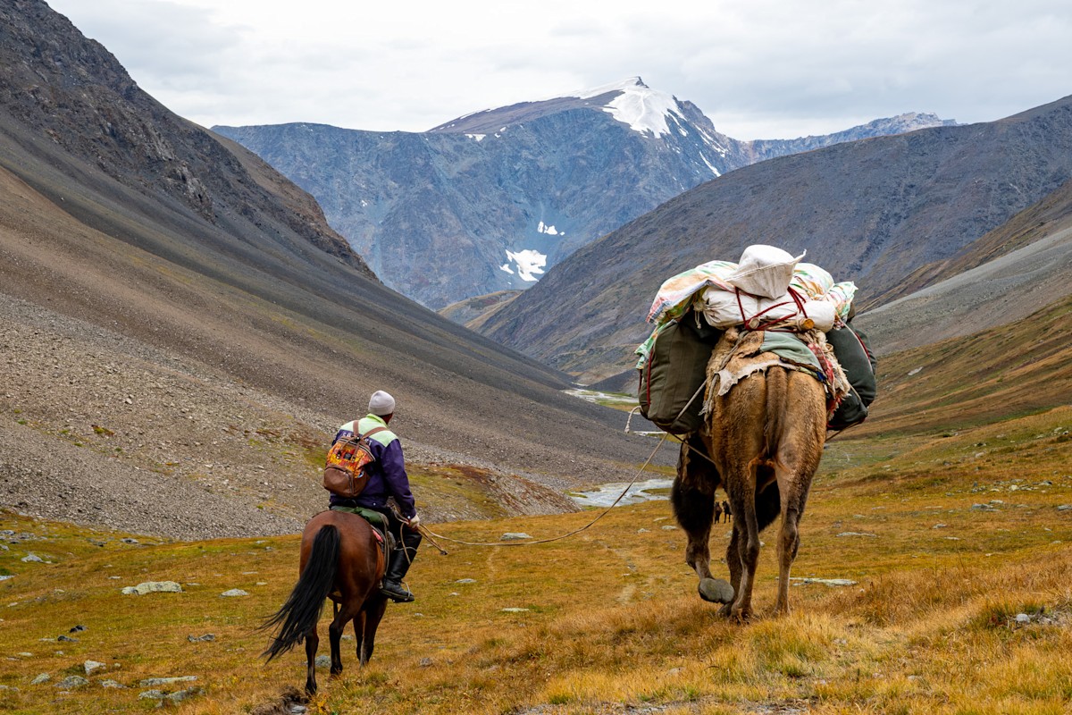 Inmitten des Altai Gebirges