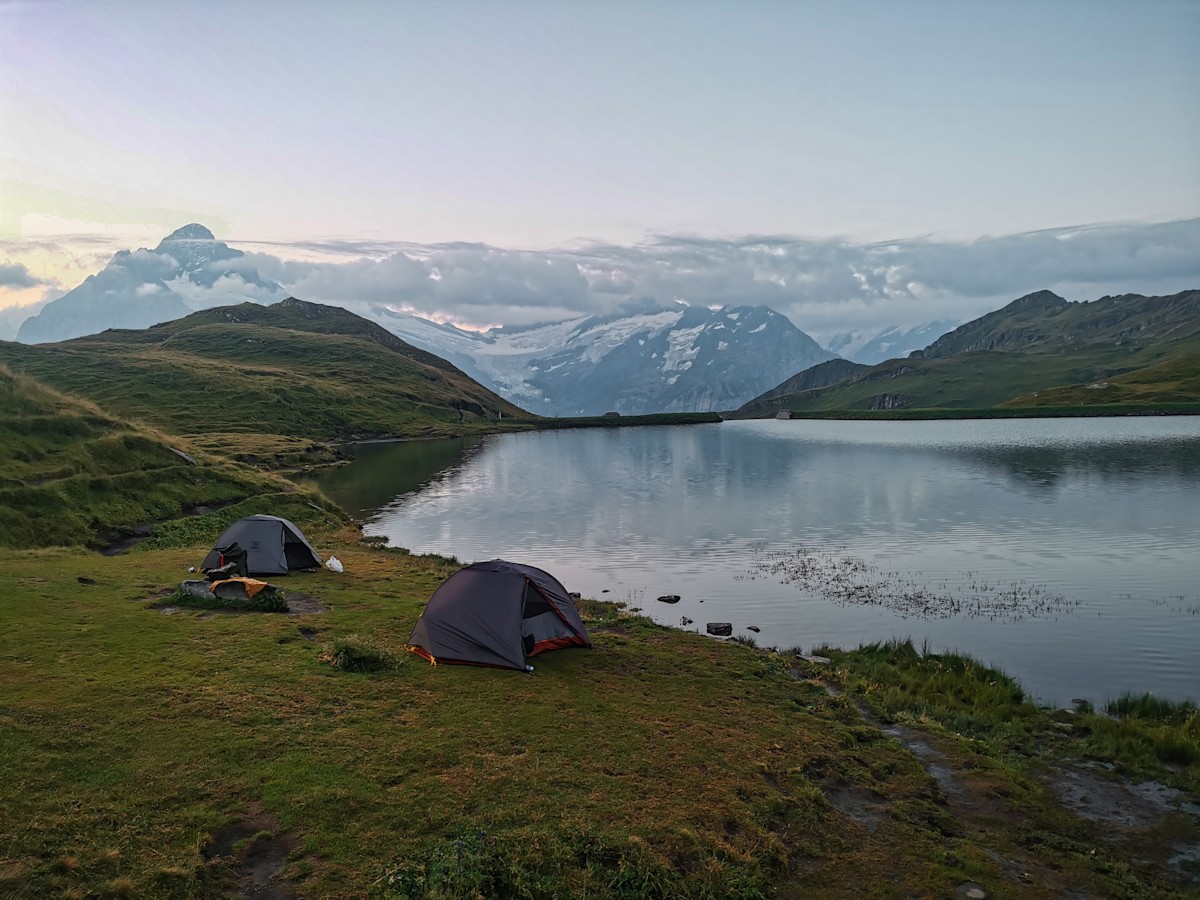 Wanderung in den schweizer Alpen