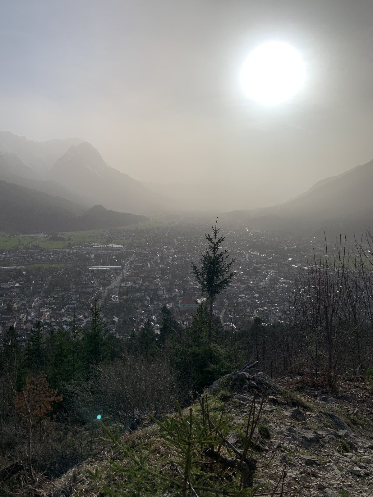 Sonnenblick auf Garmisch