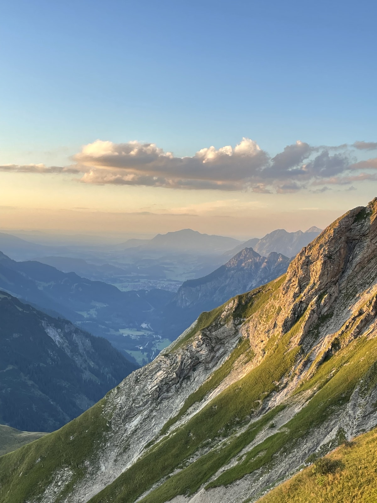 abends über Oberstdorf