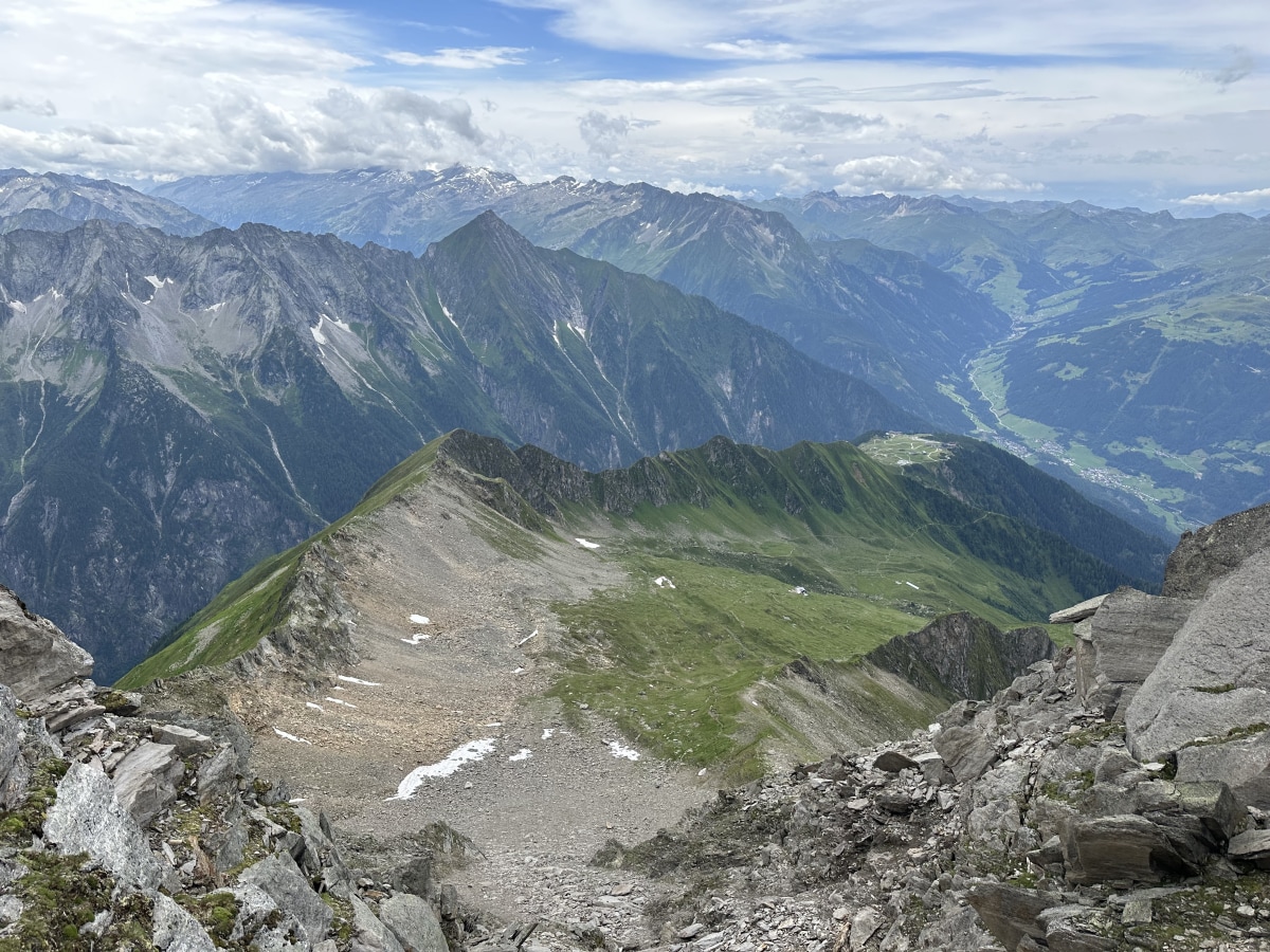 Aufstieg zur Ahornspitze