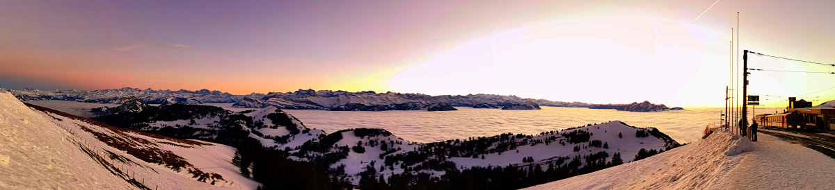 Rigi, Königin der Berge, auch bei der Fernsicht