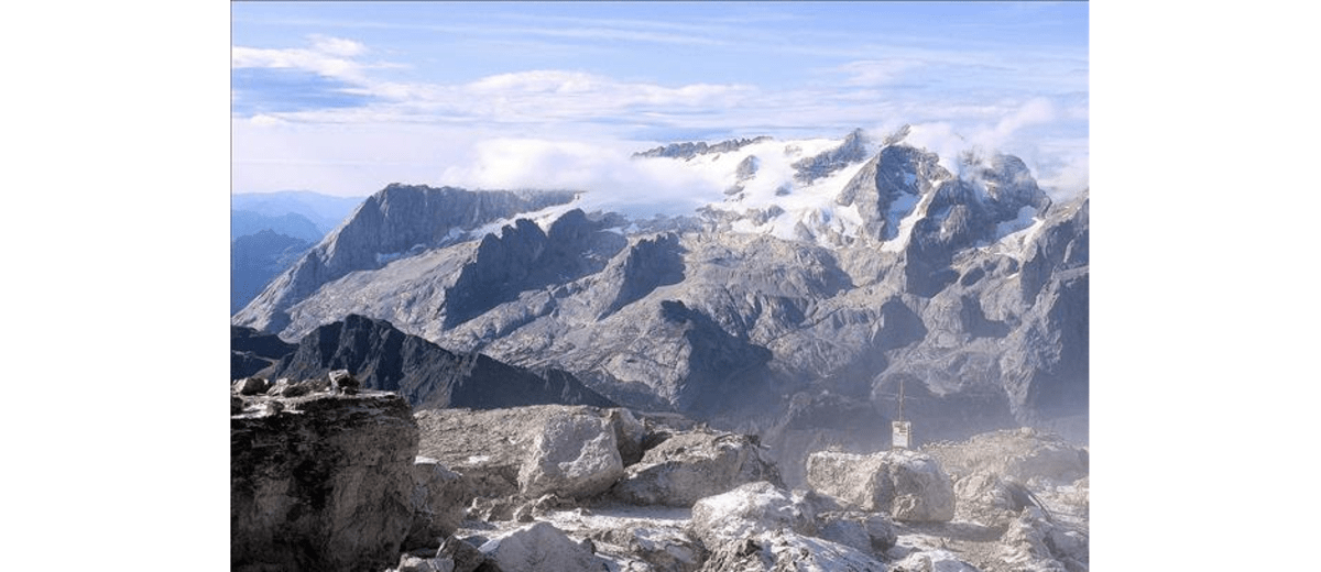 Marmolada vom Piz Boe