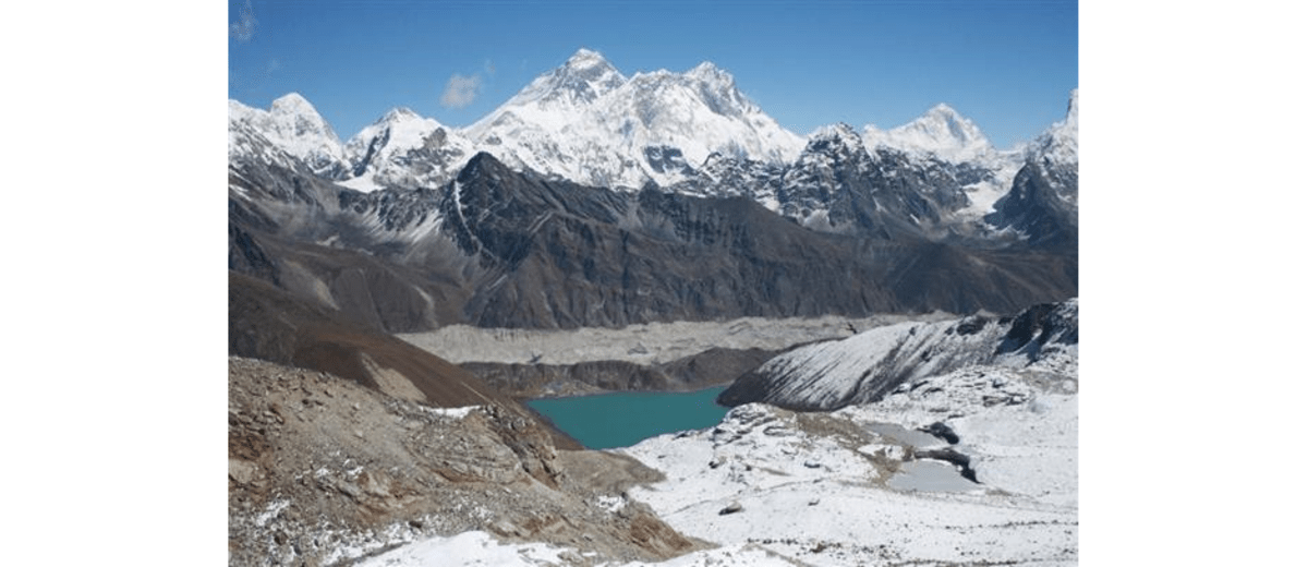 Mt. Everest (v. Renjo La Pass aus)
