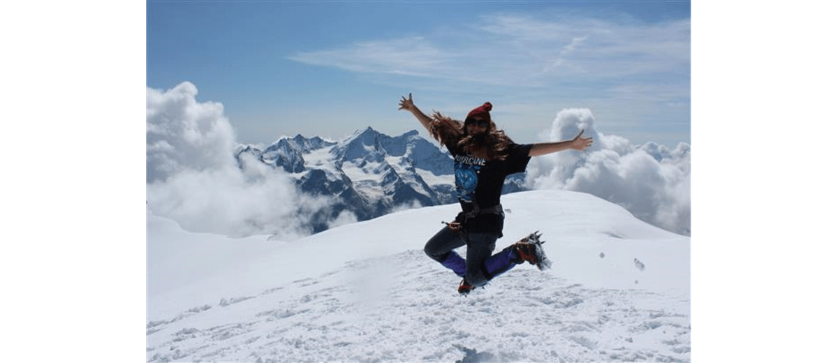 Jubel auf dem Bishorn
