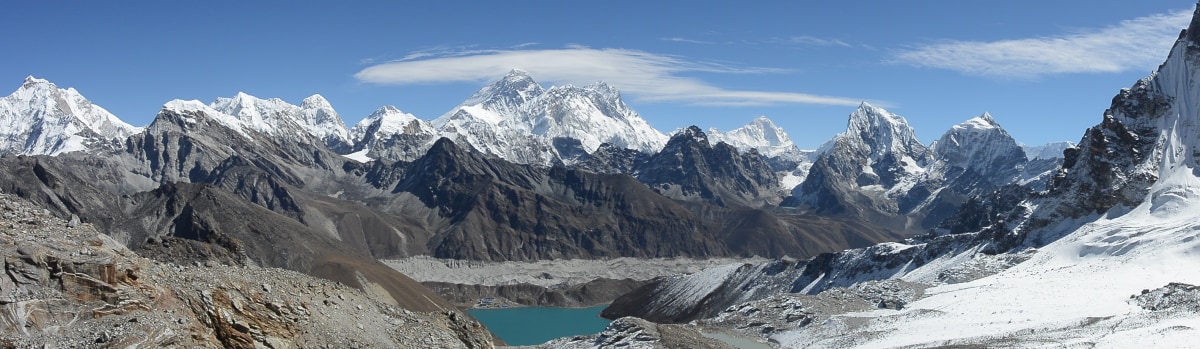 Panorama vom Renjo La, Nepal
