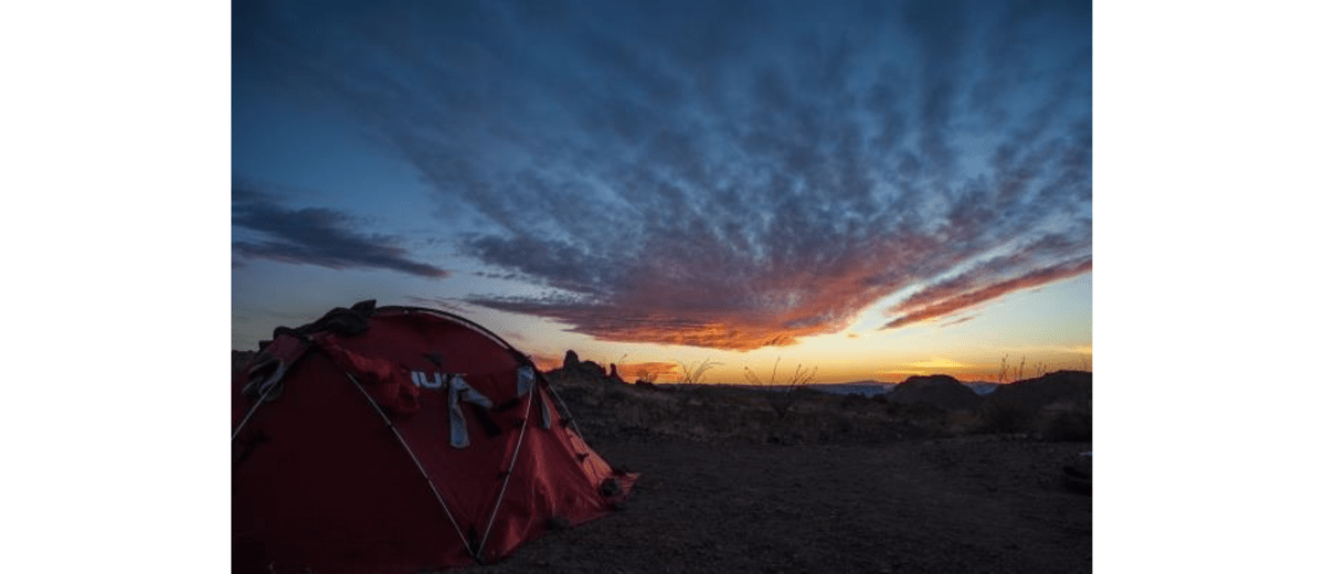 Abend in der Chihuahua-Wüste